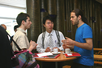 Mr. Nakatsuka with German students